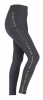 Shires Aubrion Brook Logo Riding Tights - Girls & Ladies Black